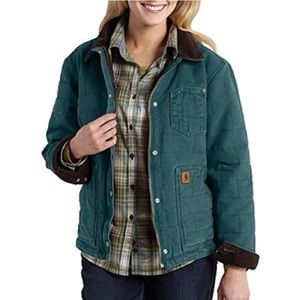 Carhartt XS blue quilted coat